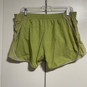 Nike Lime Green Women's Athletic Shorts